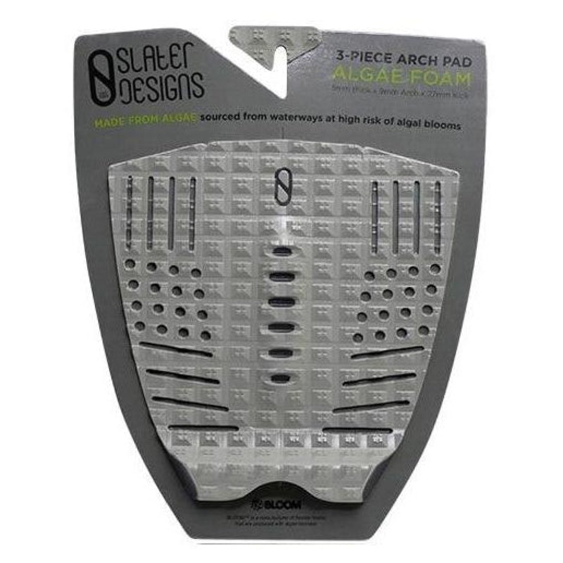 Firewire Slater Designs 3 Piece Arch Tail Pad - Grey/Black