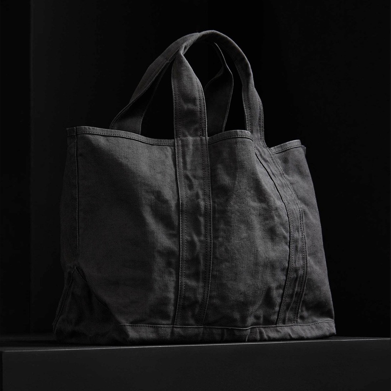 Small Canvas Tote - Asphalt