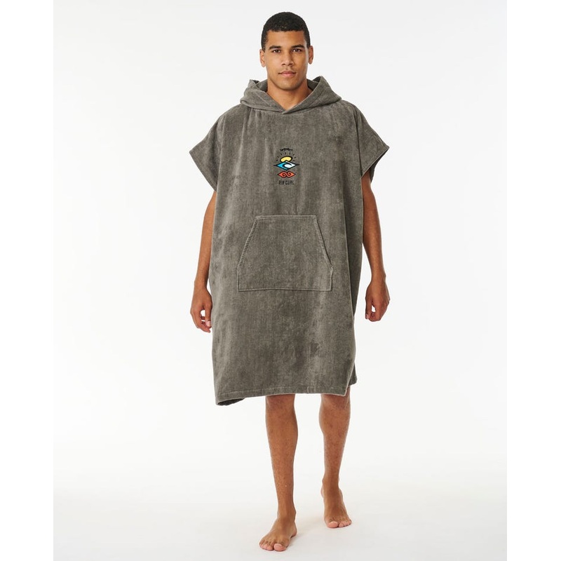 Rip Curl Logo Hooded Towel-Grey