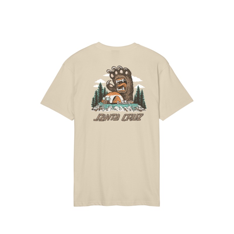 Santa Cruz Screaming Grizzly T-Shirt Blond Wood
