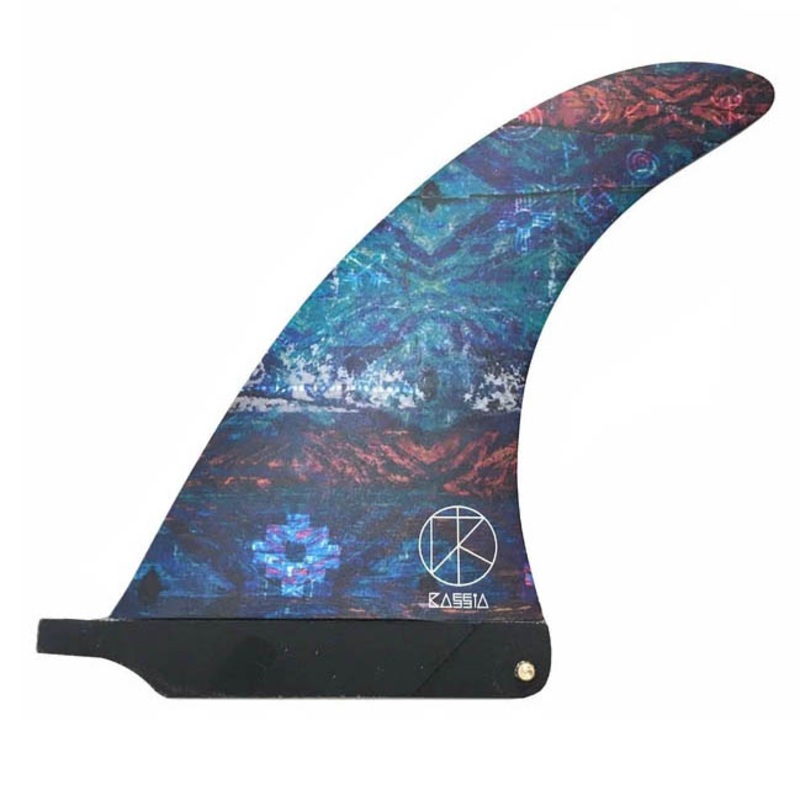 Captain Fin Co. Kassia Tie Dye 7.5" Longboard Fin - Blue
