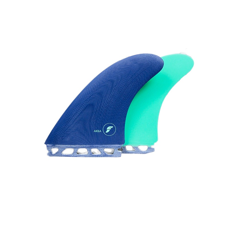 Futures Akila Aipa Glass Twin Fin Set - Purple/Mint