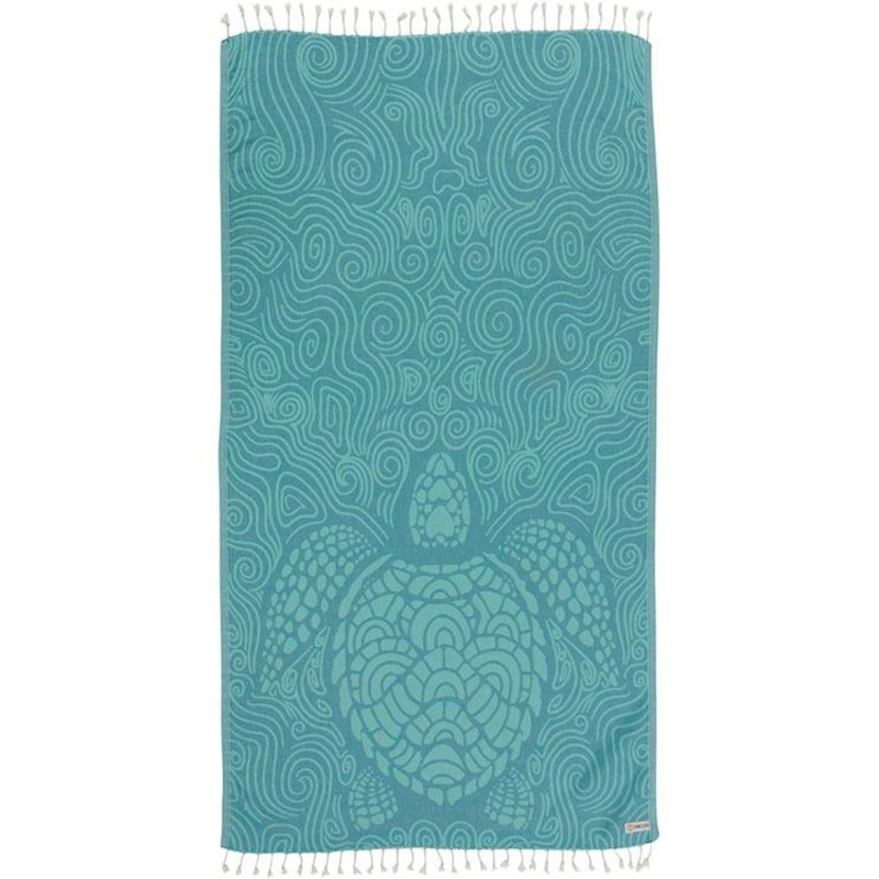 Sand Cloud Towel - Mint Swirl Turtle