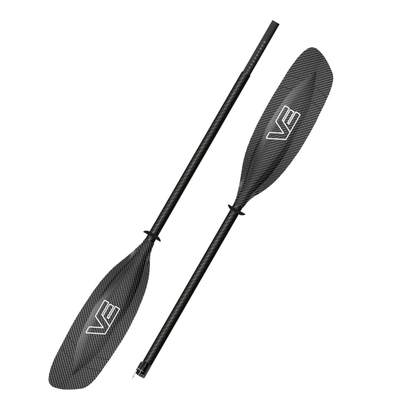 VE Voyager Aircore Kayak Paddle - Carbon + Carbon Shaft