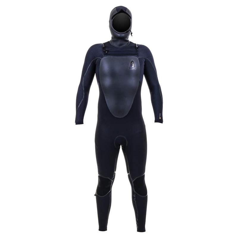 O'Neill Mutant Legend 5/4mm Hooded Chest Zip Wetsuit - Black