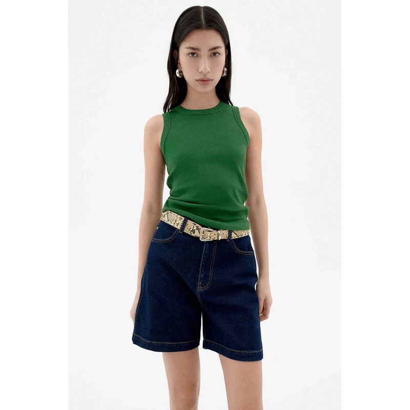 THINKING MU - JULIETTE TOP - DILL