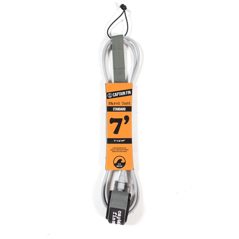 CAPTAIN FIN - CF LEASH SHRED CORD 7 STANDARD - Grey