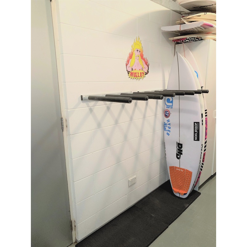 Curve Vertical Wall Rack - Aluminum with Padding for SUP or Surfboard