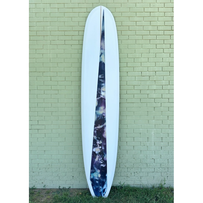 9'2" Michael Arenal Omnibus Longboard- White/Abstract