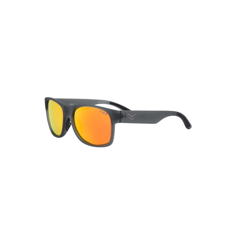 I-Sea Seven Seas Sunglasses Grey Red Mirror Polarized