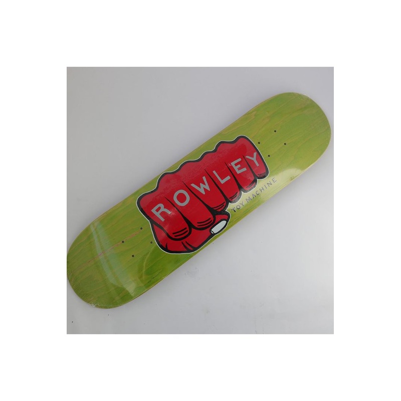 Toy Machine Geoff Rowley Red Fist Deck 8.5" (Assorted Ply) Multi
