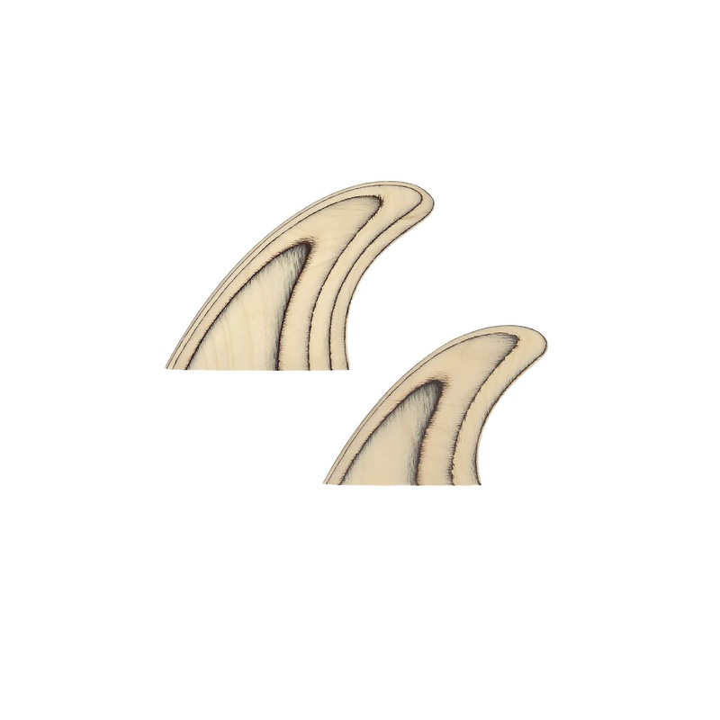 TRUE AMES - TA QUAD GLASS ON - MARINE PLYWOOD - 4FINS