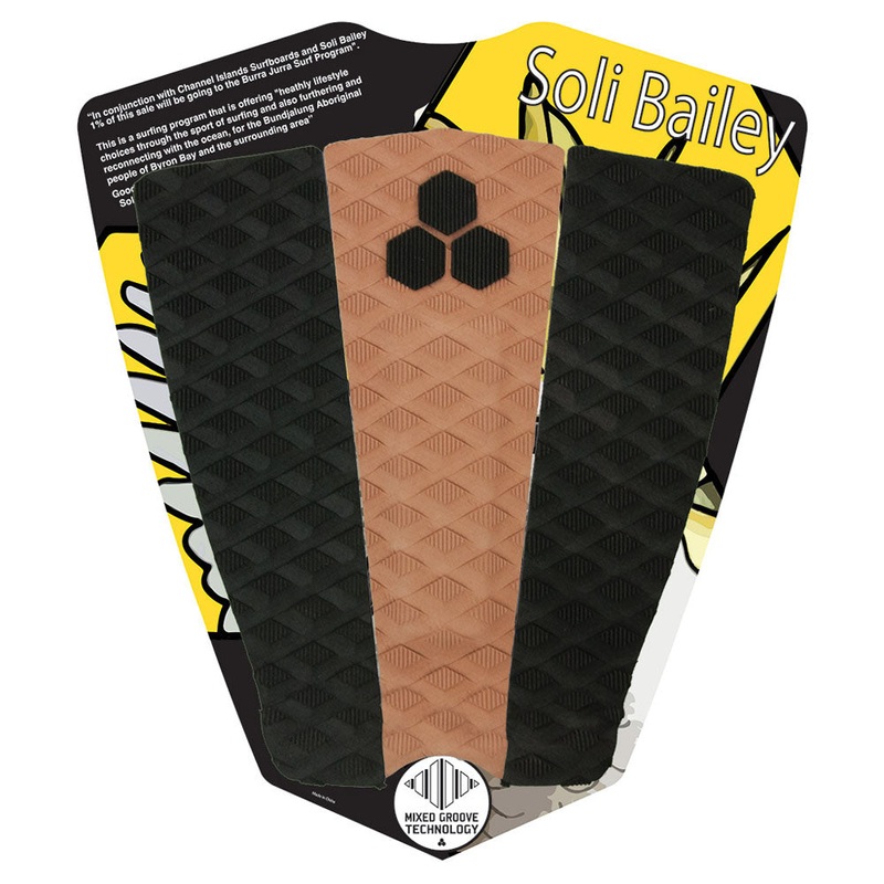 Channel Islands Soli Bailey Tail Pad - Black/Tan