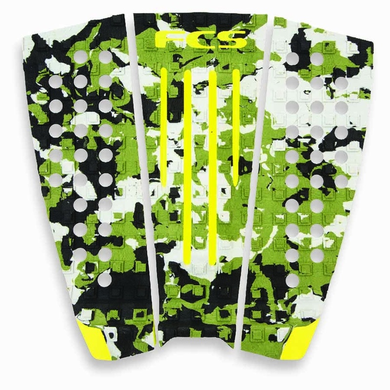 FCS Julian Wilson Deck Pad - Camo/Acid