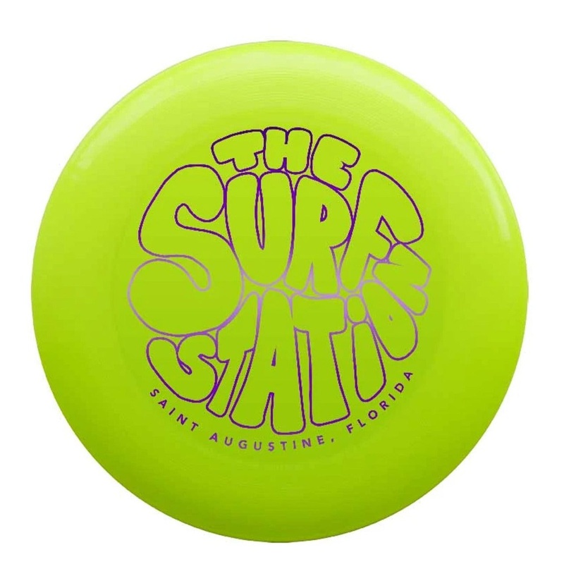 Surf Station Discraft Frisbee - Yellow/Purple