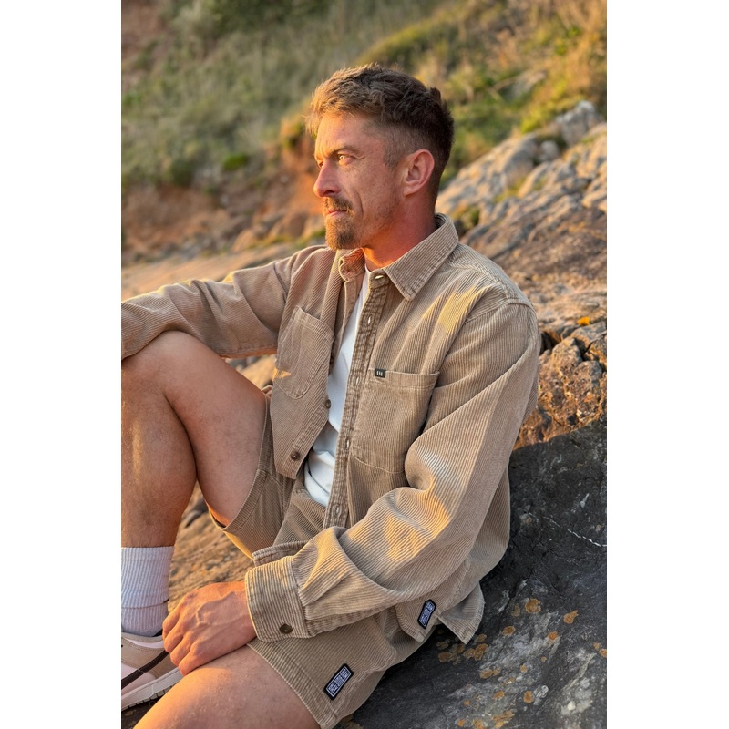 BamBooBay Chill Cord Long Sleeve Shirt Mushroom