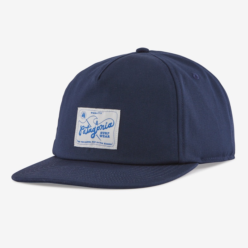 Patagonia Quality Surf Label Funfarer Hat-New Navy