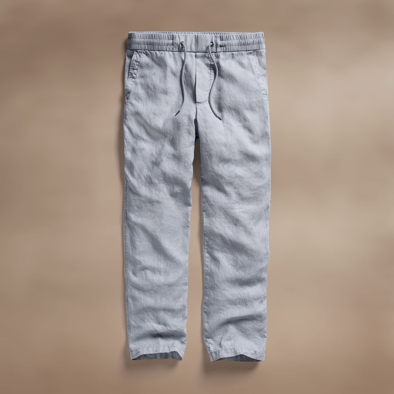 Relaxed Linen Pant - Grey Sky Pigment