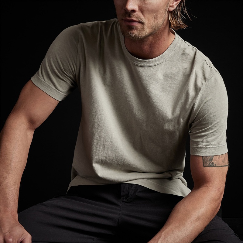 Short Sleeve Crew Neck - Silt Pigment