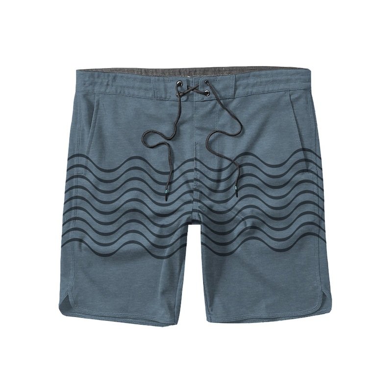 Vissla Locker Eco 18.5" Sofa Surfer Shorts-Harbor Blue Heather