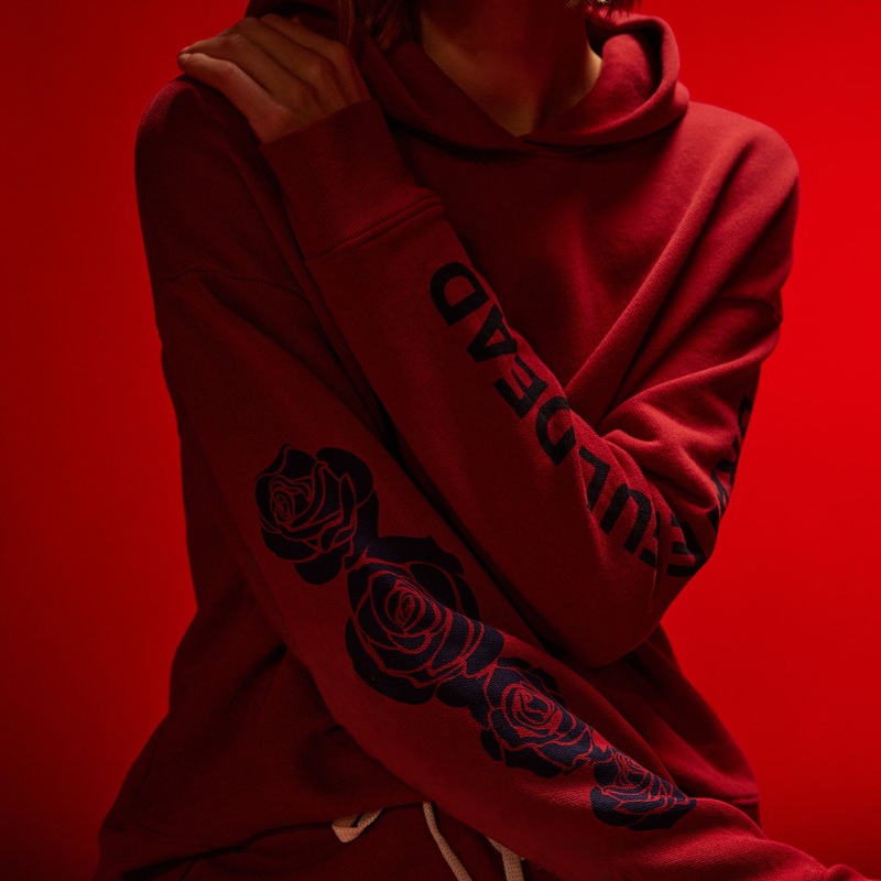 Grateful Dead Rose Hoodie - Sunstone/Deep