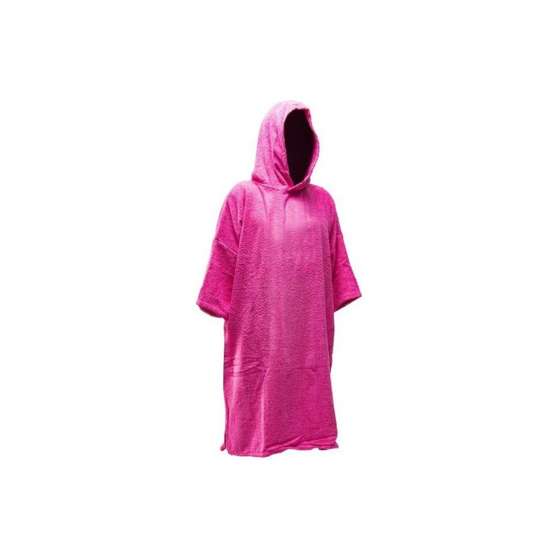 Tiki Adults Hooded Change Robe - Pink - No Logo