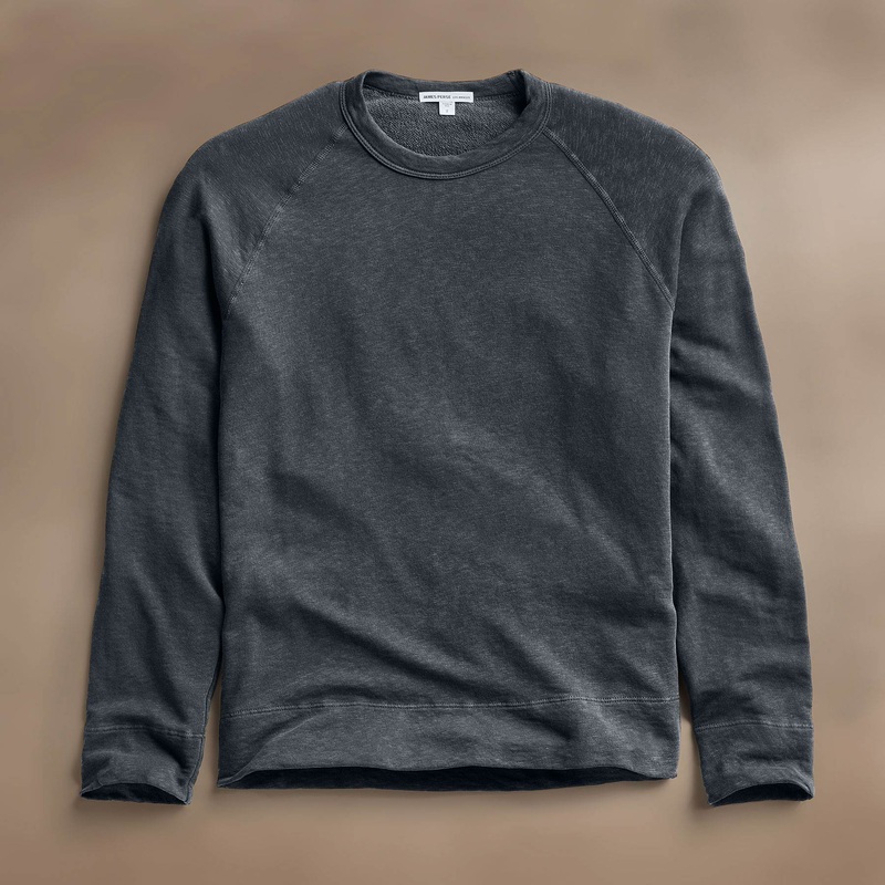 Vintage French Terry Sweatshirt - Asphalt Pigment