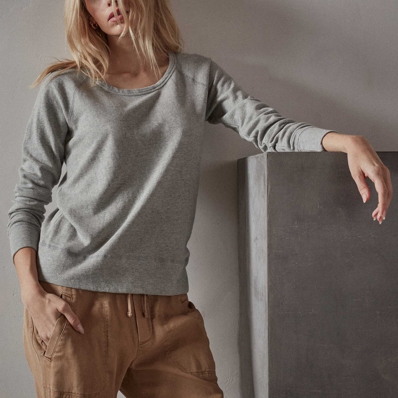 Vintage French Terry Sweatshirt - Heather Grey