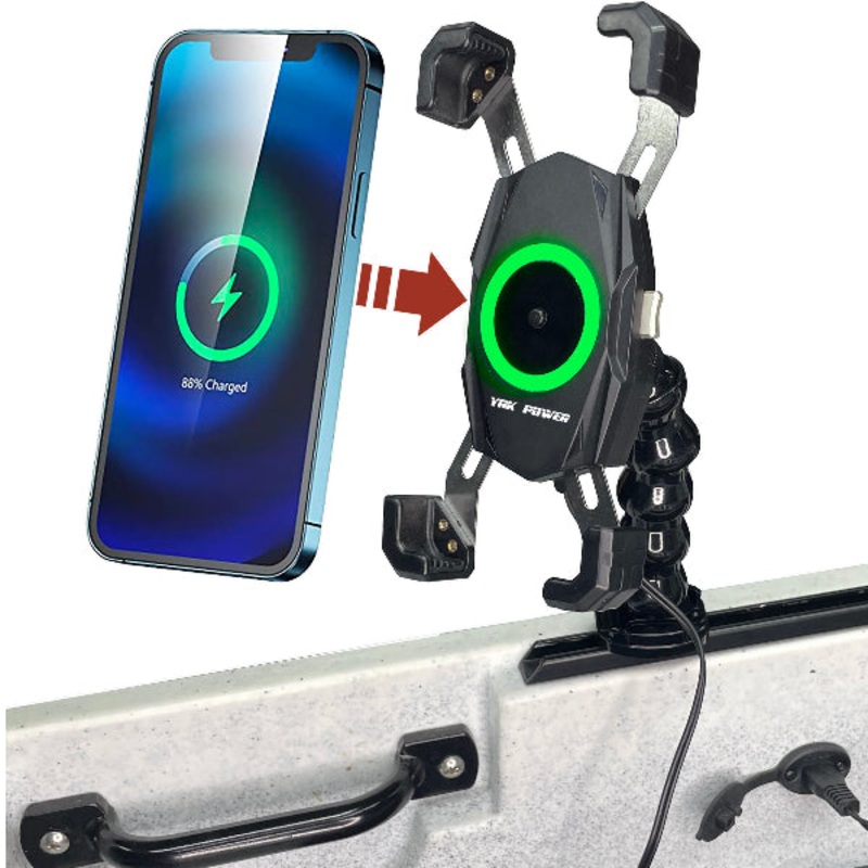 Yak Power 12 Volt Mobile Phone Wireless Fast Charger (15W)