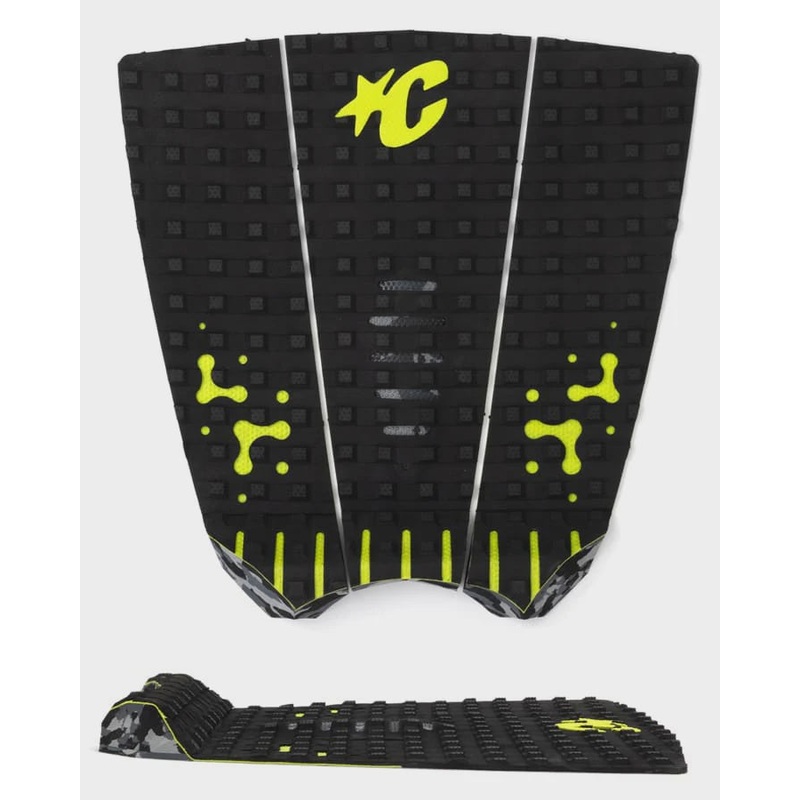 Creatures Mick Fanning Loc Lite Grip - Black/lime/camo