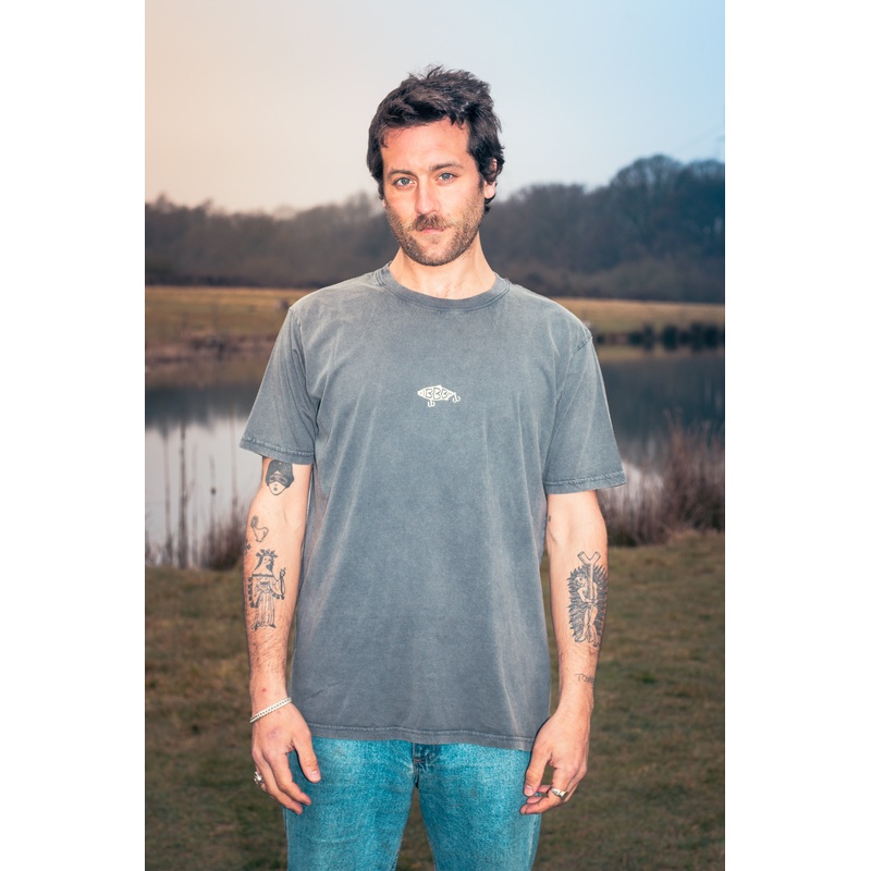 BamBooBay Lure Metal T-Shirt Stone Washed Grey