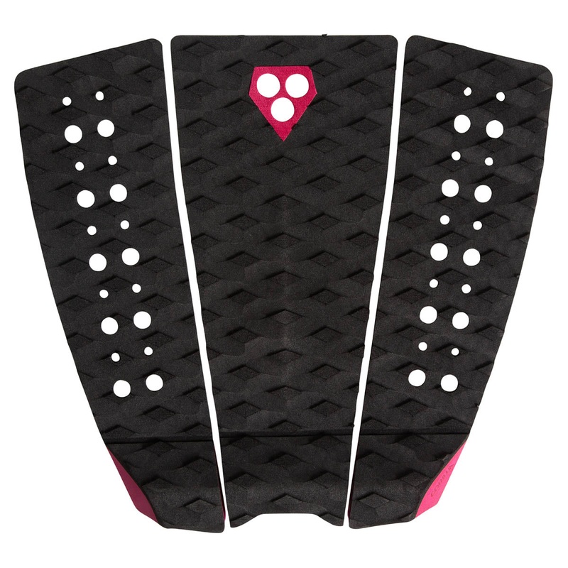 Gorilla Phat Three Deck Pad - Black/Red Plum