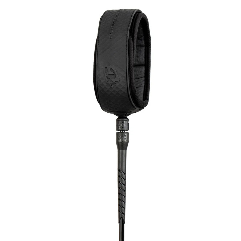 Creatures of Leisure Longboard Knee Leash 10' - Black