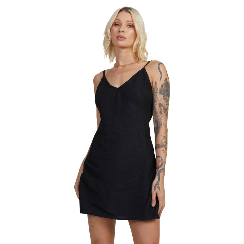 RVCA Womens Off Duty Bias Mini Dress