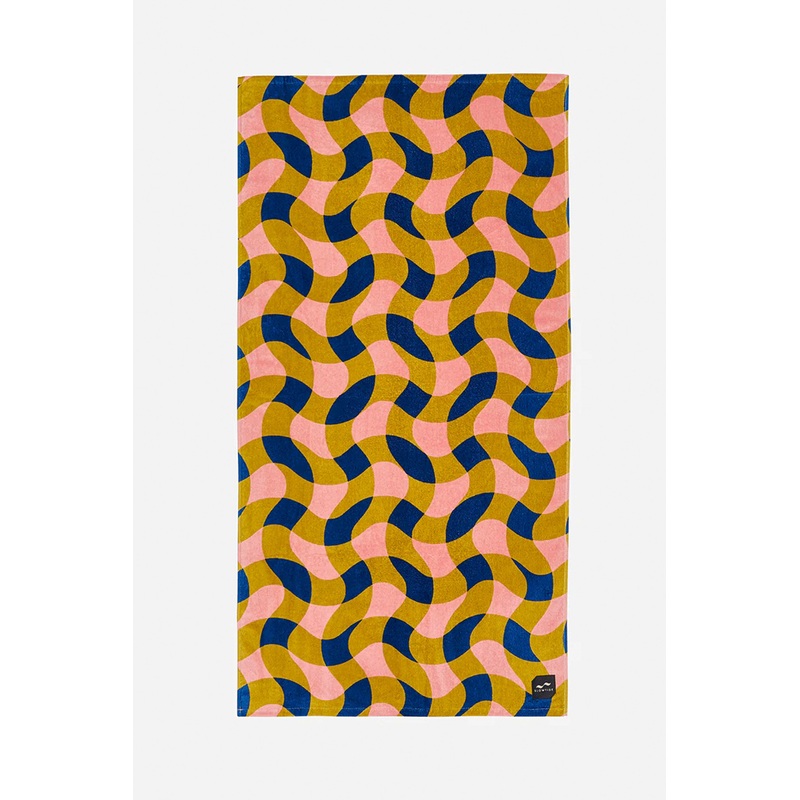 SLOWTIDE - WEAVER BEACH TOWEL - GUAVA
