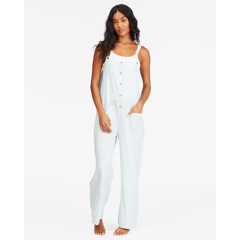 Billabong Beach Cruiser Romper-Light Chambray