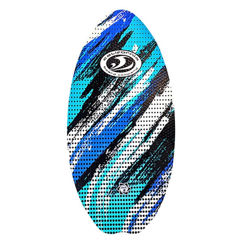 California Board Co. Foot Grabber 41" Skimboard - Blue White Dots