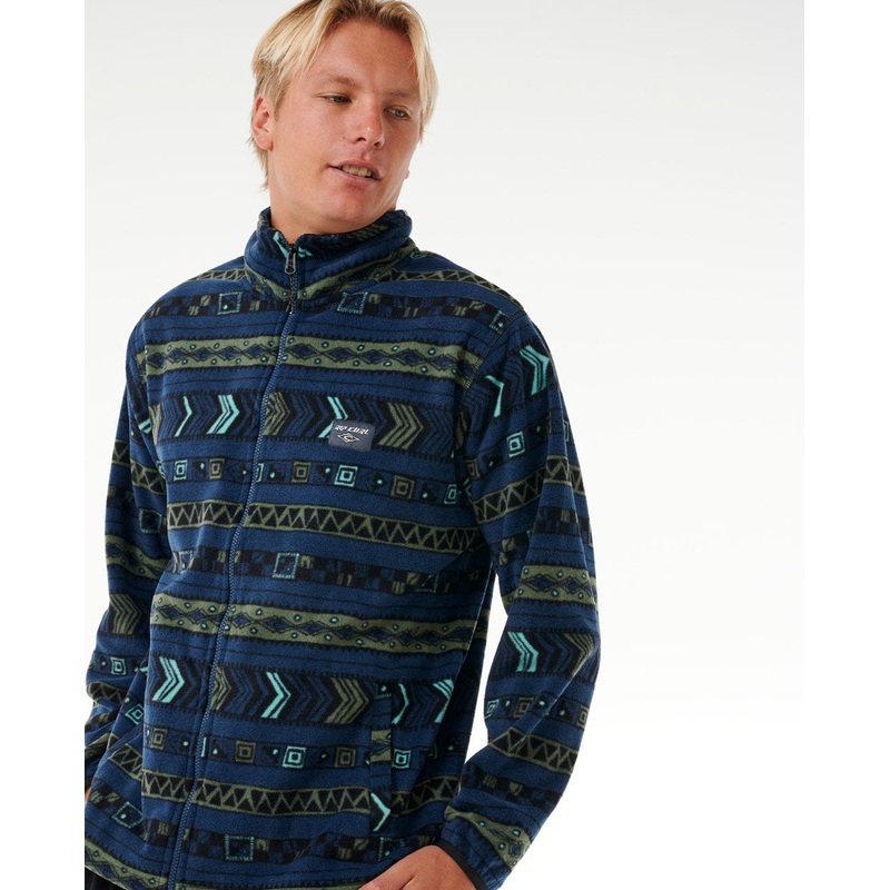 Rip Curl Fun Times Polar Fleece Jacket-Washed Navy