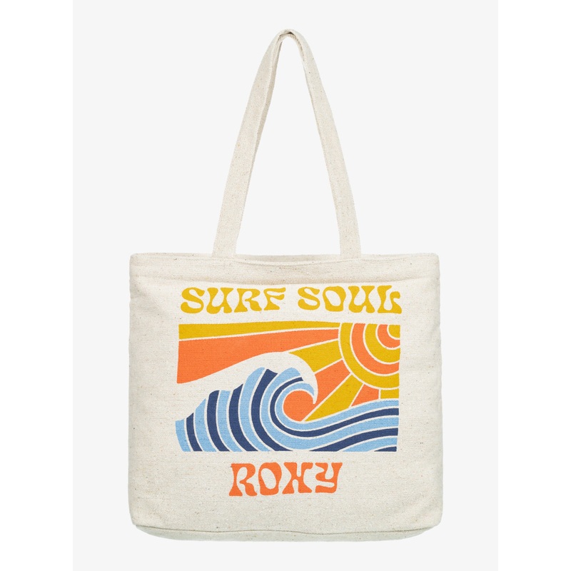 Roxy Summer Flower Bag-Natural