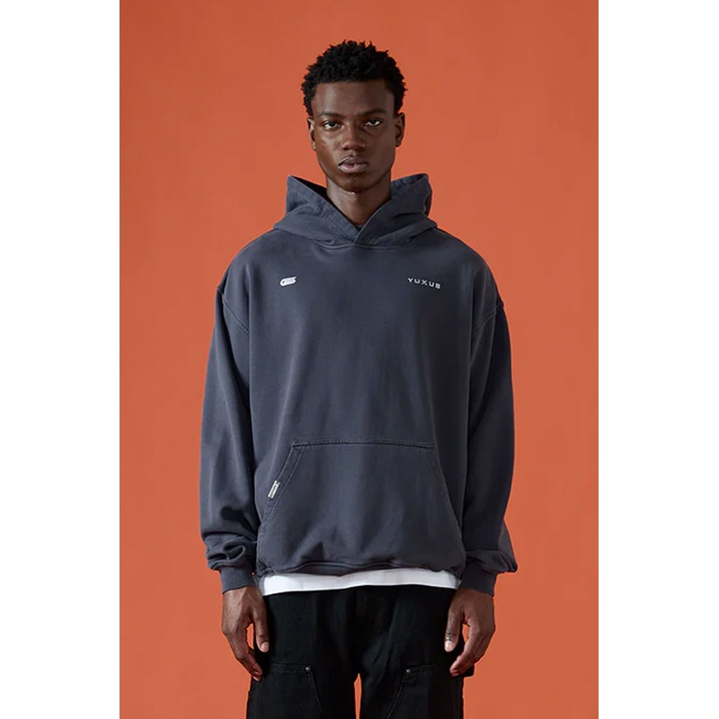 YUXUS - GRAYSCALE HOODIE - DAVY