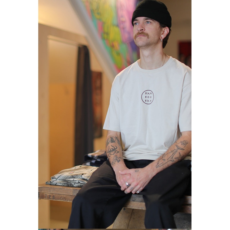 BamBooBay Circular T-Shirt Bone