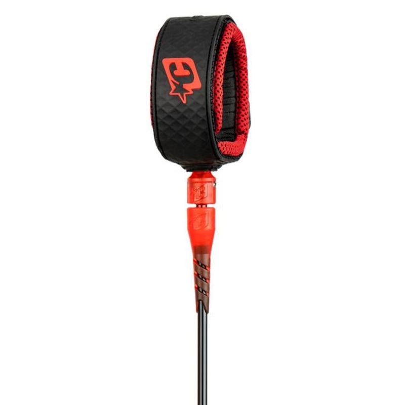 Creatures Pro Leash-Black Red-7' x 9/32"