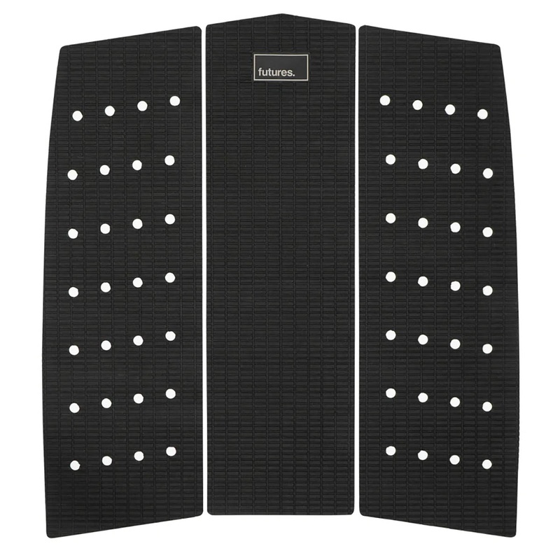 Futures Landing Pad 3 Piece Tail Pad - Black