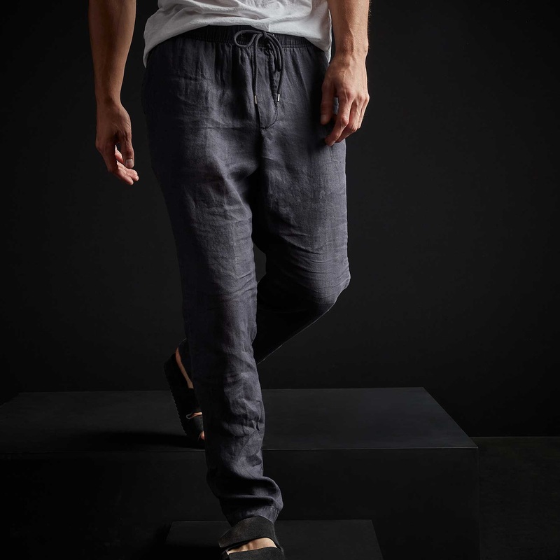Lightweight Linen Pant - Titan Pigment