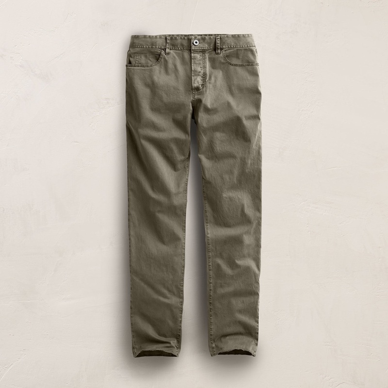 Brushed Twill 5 Pocket Pant - Birch Pigment