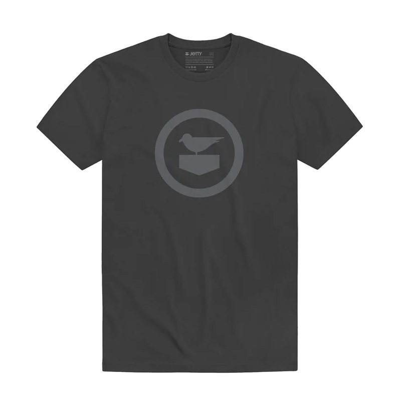 Jetty Icon Men's S/S T-Shirt - Black