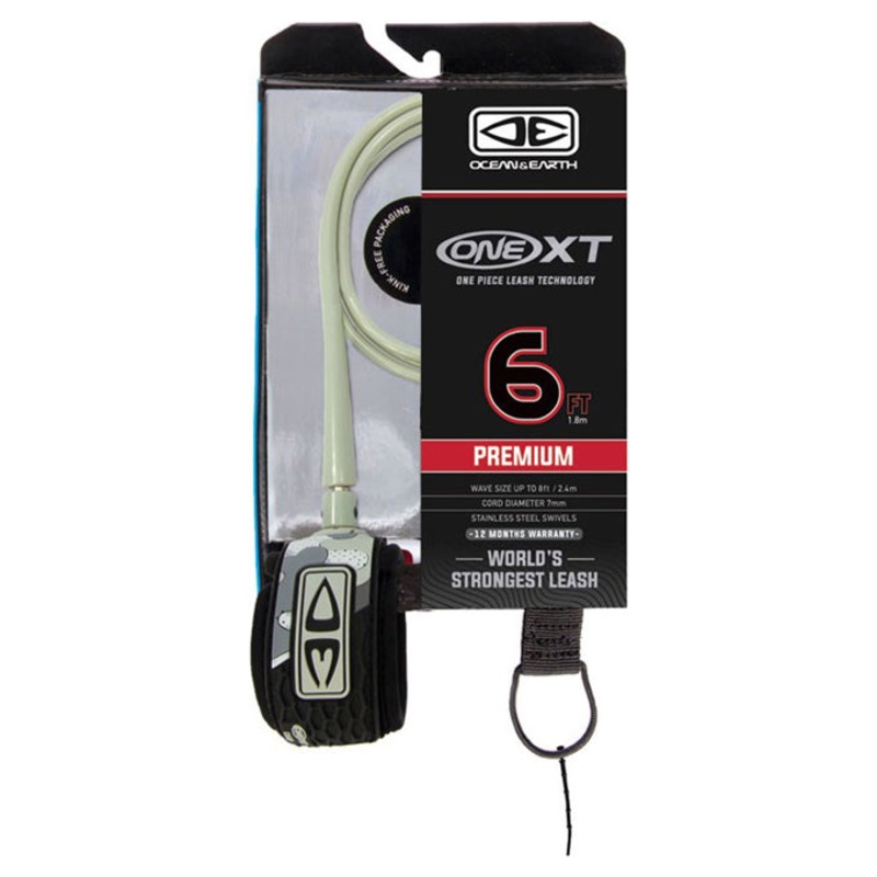 Ocean And Earth Premium One-XT Leash - 6ft Camo