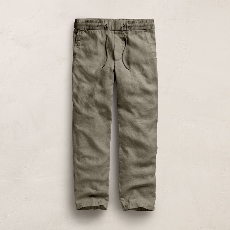Relaxed Linen Pant - Birch Pigment