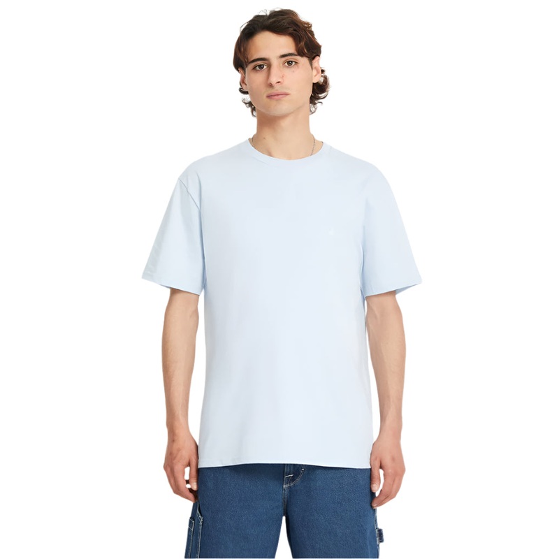 Volcom Stone Blanks Bsc Short Sleeve T-Shirt Carolina Blue