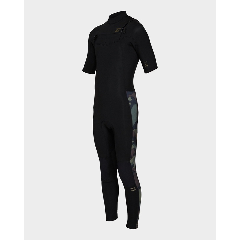 Billabong Boys Revolution 2/2 Short Arm Steamer - Chest Zip